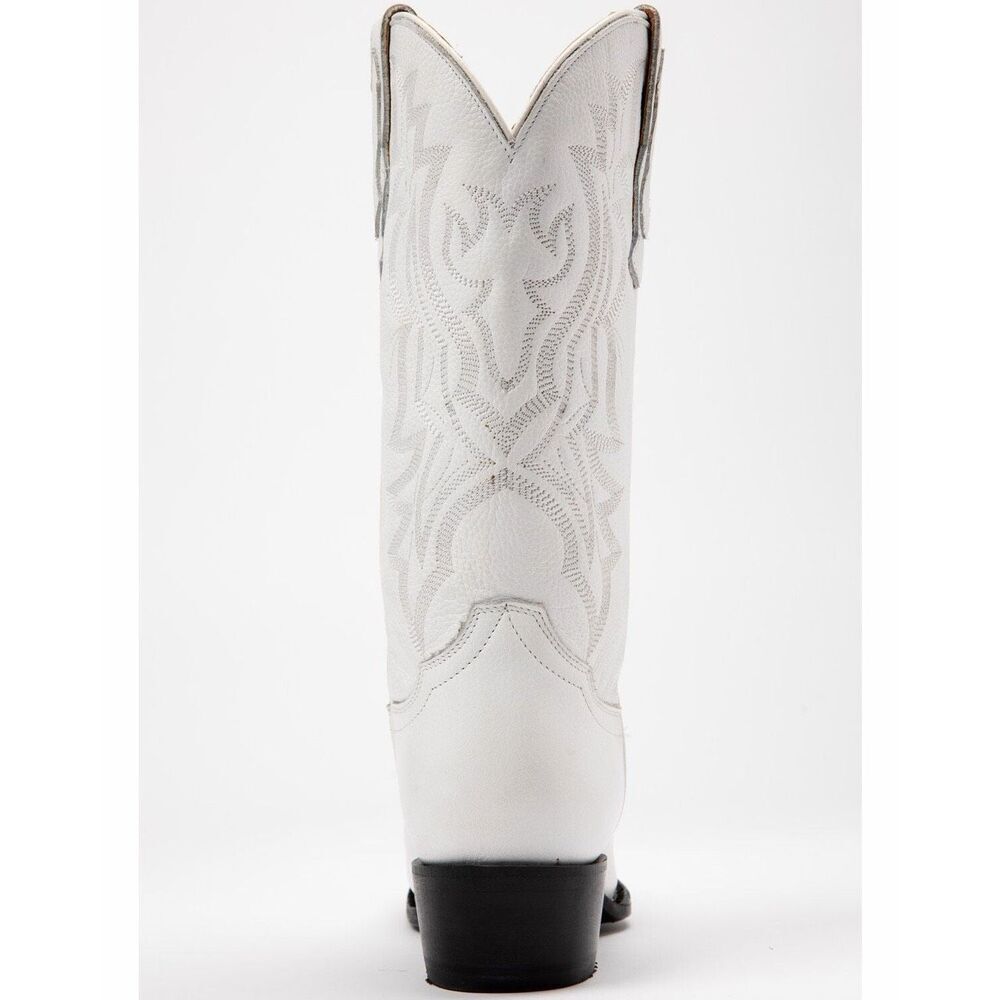 SHYANNE WOMEN'S BLANCA WESTERN BOOTS - ROUND TOE WHITE SIZE 8.5 NEW $199 MSRP - Picture 3 of 12